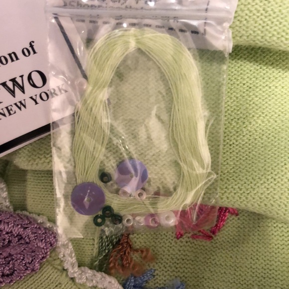 Storybook Knits Green Cardigan. NWT. M - Picture 13 of 13